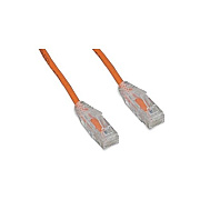 Enet Solutions Cat6 Orange 25ft Slim Clear Boot Rj-45 (C6ORSCB25ENC)