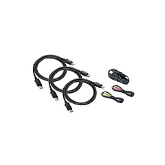 Iogear Triple View Displayport Cable Set (G2L9302U)