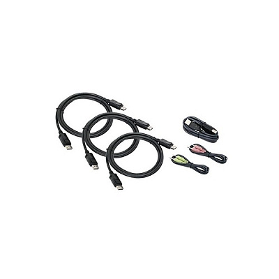 Iogear Triple View Displayport Cable Set (G2L9302U)