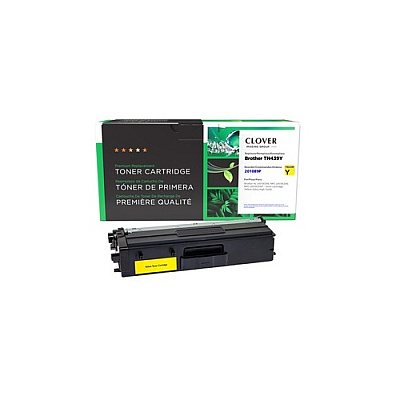 Clover CIG Remanufactured Yellow Ultra High Yield Toner Cartridge (Alternative for Brother TN439Y) (9,000 Yield) (201089P)