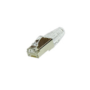 Weltron Cat6a Shielded Mod Plug 50pack (447518CB6ASH)