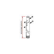 Peerless 8-10 Ft Adjustable Extension Column (ADD0810)