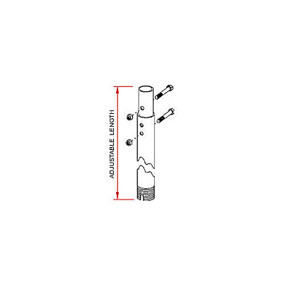 Peerless 8-10 Ft Adjustable Extension Column (ADD0810)