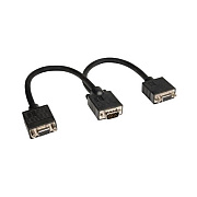 Tripp Lite 1ft Vga Monitor Y Splitter Cable M/fx2 (P516001)