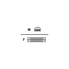 Digi International Digi 48 Rj-45/db-25f Straight Cable(10 (76000199)
