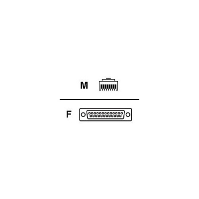 Digi International Digi 48 Rj-45/db-25f Straight Cable(10 (76000199)