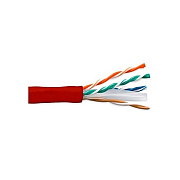 Enet Solutions Cat6 4pair Copper Cable 1000ft Red (C6STRD1KENC)