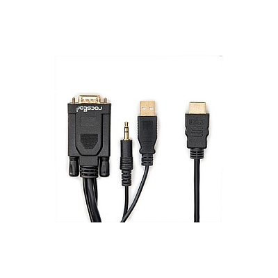 Rocstor 6ft(1.83m) Hmdi To Vga Cable M/m (Y10C264B1)