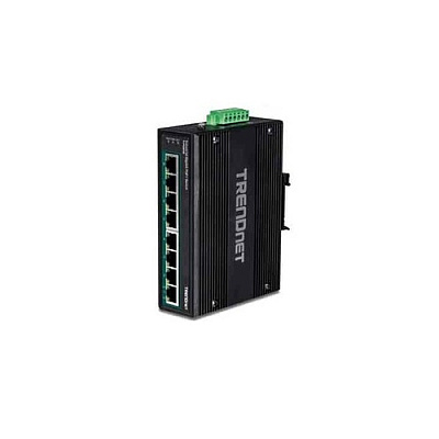 Trendnet 8-port Industrial Gigabit Poe+ Din-rail Switch (24 - 56v) (TIPG80B)