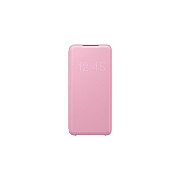 Samsung Galaxy S20 Led Wallet Cover, Pink (EFNG980PPEGUS)