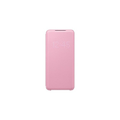 Samsung Galaxy S20 Led Wallet Cover, Pink (EFNG980PPEGUS)