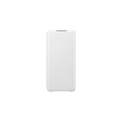 Samsung Galaxy S20+ Led Wallet Cover, White (EFNG985PWEGUS)