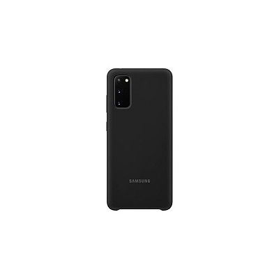 Samsung Galaxy S20 Silicone Cover, Black (EFPG980TBEGUS)