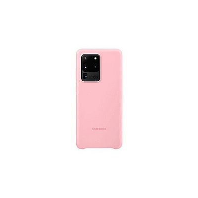 Samsung Galaxy S20 Ultra Silicone Cover, Pink (EFPG988TPEGUS)