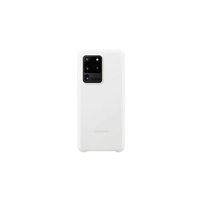 Samsung Galaxy S20 Ultra Silicone Cover, White (EFPG988TWEGUS)
