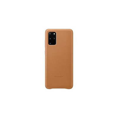 Samsung Galaxy S20+ Leather Cover, Brown (EFVG985LAEGUS)