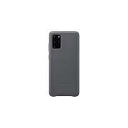 Samsung Galaxy S20+ Leather Cover, Gray (EFVG985LJEGUS)
