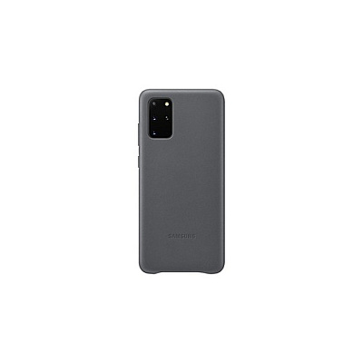 Samsung Galaxy S20+ Leather Cover, Gray (EFVG985LJEGUS)