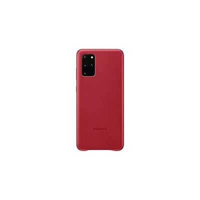 Samsung Galaxy S20+ Leather Cover, Red (EFVG985LREGUS)