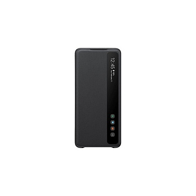 Samsung Galaxy S20+ S-view Flip Cover, Black (EFZG985CBEGUS)