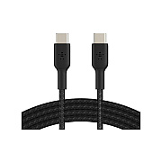 Belkin Braided Usbc To Usbc Cable,1m Blk (CAB004BT1MBK)