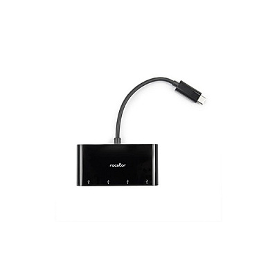 Rocstor 4port Usb C Hub-usb-c To 4x Usb-a 3.0hub (Y10A228B2)