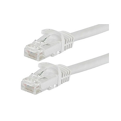 Monoprice Flexboot Cat6 24awg Cable_ 14ft White (9825)