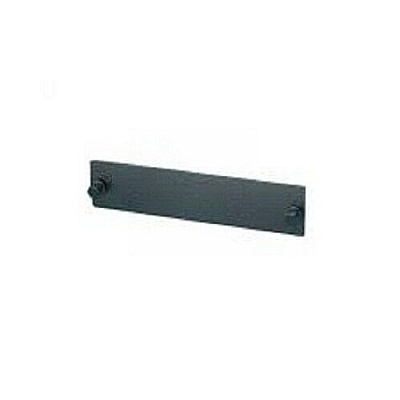 Leviton Blank Adapter Panel,1u,black (OFPBLANK)