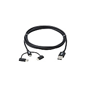 Tripp Lite Usb-a Multi-connector Charge Cable 6ft (M101006LMCBK)