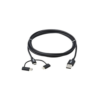 Tripp Lite Usb-a Multi-connector Charge Cable 6ft (M101006LMCBK)