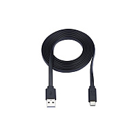 Tripp Lite Usb-a To Usb C Cable Flat M/m Black 3ft (U038003FL)