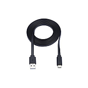 Tripp Lite Usb-a To Usb C Cable Flat M/m Black 6ft (U038006FL)