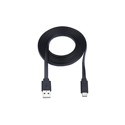 Tripp Lite Usb-a To Usb C Cable Flat M/m Black 6ft (U038006FL)