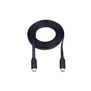 Tripp Lite Usb C To Usb C Cable Flat M/m Black 6ft (U040006CFL)