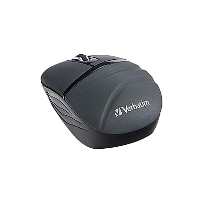 Verbatim Wireless Mini Travel Mouse, Commuter Series - Graphite (70704)