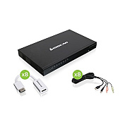 Iogear 8-port Usb Ps2 Hd & Displayport (GCS1808HDPKITU)