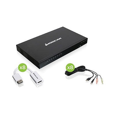 Iogear 8-port Usb Ps2 Hd & Displayport (GCS1808HDPKITU)