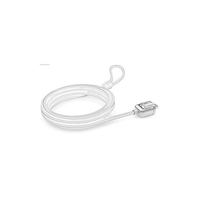 Compulocks T-bar Security Keyed Cable Lock White (CL15W)