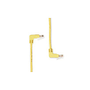 Black Box Cat5e 100-mhz Molded Angled Stranded Ethernet Patch Cable - Unshielded (utp), Cm Pvc (rj45 M/m), Yellow, 1-ft. (0.3-m) (EVNSL24E000190)