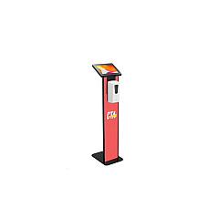 CTA Digital Premium Locking Floor Stand Kiosk With G (PADPSTT1B)