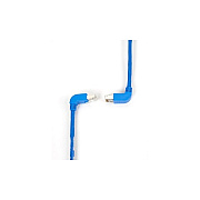 Black Box Cat6 250-mhz Molded Angled Stranded Ethernet Patch Cable - Shielded (s/ftp), Cm Pvc (rj45 M/m), Blue, 15-ft. (4.6-m) (EVNSL216S01590DU)