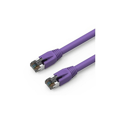 Axiom 10ft Cat8 Shielded Cable Purple (C8SBSFTPP10AX)