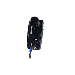 Teledynamic 255400arcndl Wall Ph W/armored Cord (2554ARCNDLBK)