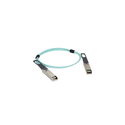 Black Box Sfp28 25-gbps Active Optical Cable (aoc) - Cisco Sfp-25g-aoc1m Compatible, Aqua, 1-m (3.2-ft.) (SFP25GAOC1MBB)