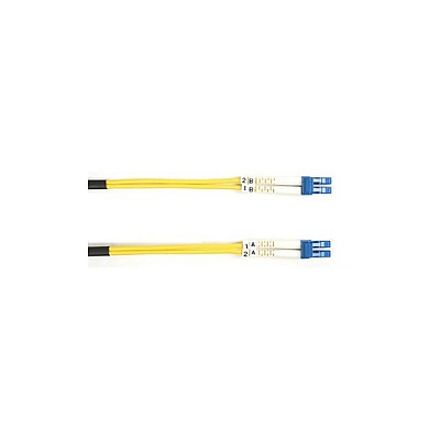 Black Box Os2 9/125 Singlemode Fiber Optic Patch Cable - Lszh, Lc To Lc, Yellow, 10-m (32.8-ft.), Non-returnable/non-cancelable (FOSMLSZH010CLC)