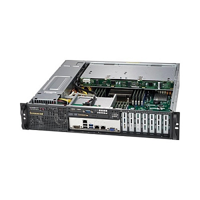 Supermicro Computer Black 2u Sc823m Sas3 Lp Chassis (823MTQCR802LPB)