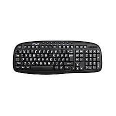 Ergoguys Datacal Usb White Print/blk Key Keyboard (CD1039)