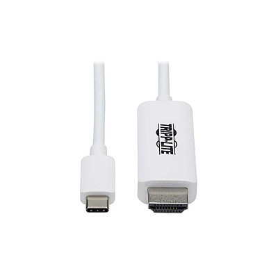 Tripp Lite Usb C To Hdmi Adapter Cable 4k White 3ft (U444003HWE)