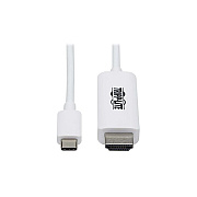 Tripp Lite Usb C To Hdmi Adapter Cable 4k White 6ft (U444006HWE)