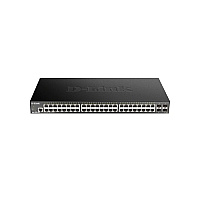 D-Link Dgs-1250-52x-6kv 52-port Smart Managed Gigabit Switch With 10-gigabit Uplinks (DGS125052X6KV)
